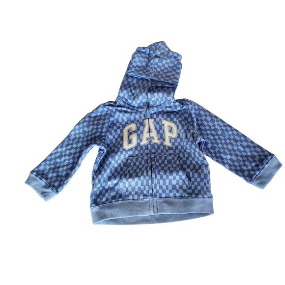 Baby Gap Zip Up Hoodie. Ears on Hood. NWT. Size‎ 18-24 Months. - Picture 3 of 4